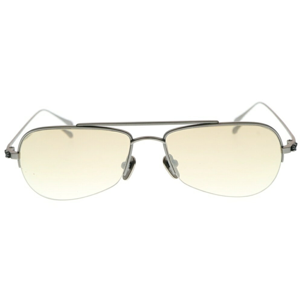 CHROME HEARTS(クロムハーツ) サイズ:- TITANIUM チタニウム アイウェア サングラス シルバー/ゴールド..