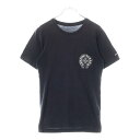CHROME HEARTS(クロムハーツ) サイズ:XS HORSESHOE S/S TEE ホースシュープリント 半袖Tシャツ カットソー ブラック【中古】【程度C】【カラーブラック】【取扱店舗原宿】