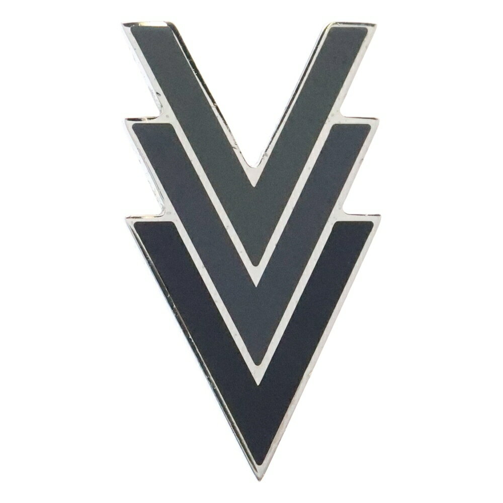 LOUIS VUITTON(ルイヴィトン) Triple V トリプルブイ ブローチ ピン ブラック M00062【中古】【程度B】【カラーブラック】【オンライン限定商品】