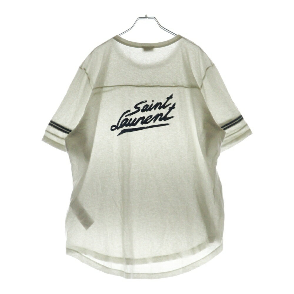 サンローラン Tシャツ 白 フロントロゴプリント デニムに○ 楽天市場】サンローラン(Tシャツ・カットソー|トップス