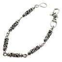 CHROME HEARTS(クロムハーツ) サイズ:6LINK ROLLER SHORT-S 1クリップ6LINKショートローラー オールド ウォレットチェーン シルバー【中古】【程度B】【カラーシルバー】【取扱店舗OneStyle名古屋パルコ店】