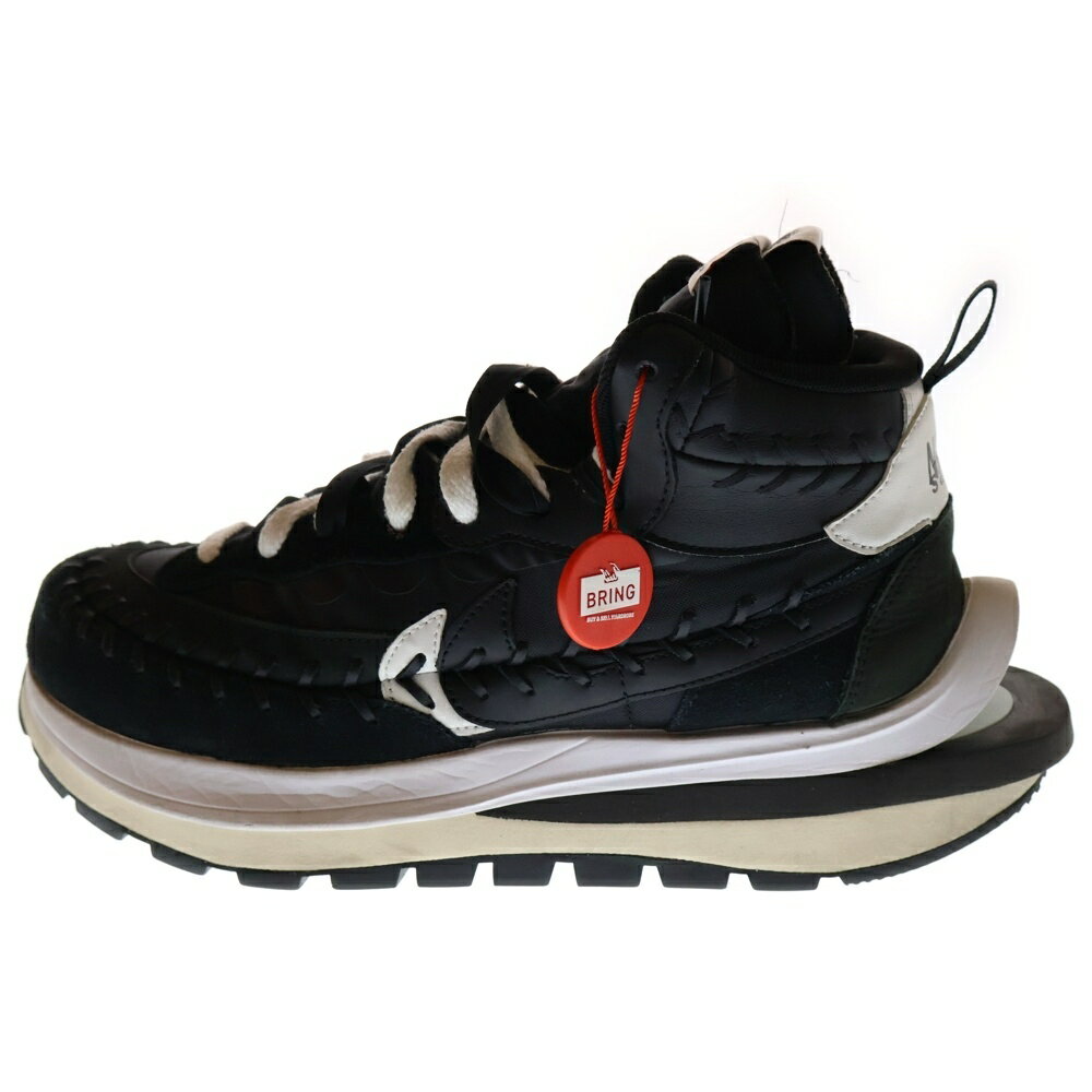NIKE(ナイキ) サイズ:27.5cm ×sacai ×Jean Paul Gaultier LD VAPOR WAFFLE MIX DH9186-001 サカイ ジャンポールゴルチエ LDヴェイパーワッフルミックス ハイカットスニーカー US9.5/27.5cm【中古】【程度B】【カラーブラック】【取扱店舗WASTE_NOT名古屋店】