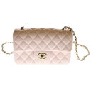 CHANEL(シャネル) サイズ:20 ミニマトラッセ 20 チェーン ショルダーバッグ ピンク ラムスキン ゴールド金具 A69900【新古品/中古】【程度S】【カラーピンク】【取扱店舗原宿】