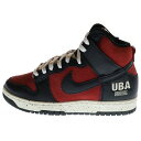 NIKE(ナイキ) サイズ:24.0cm ×UNDERCOVER DUNK HIGH UBA アンダーカバー ダンク ハイカットスニーカー ブラック/レッド US6/24.0cm DD9401-600【中古】【程度A】【カラーブラック】【オンライン限定商品】