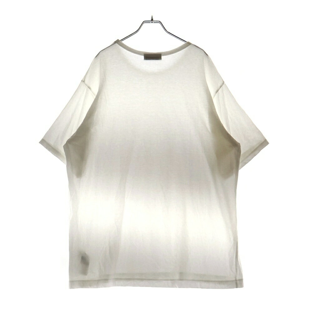Yohji Yamamoto POUR HOMME(ヨウジヤマモト プールオム) サイズ:3 クルーネック 半袖Tシャツ カットソー ホワイト HE-T02-070【中古】【程度B】【カラーホワイト】【オンライン限定商品】