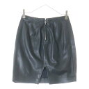 CHROME HEARTS(クロムハーツ) サイズ:26 ハーフダガージップ レザースカート ブラック レディース【中古】【程度B】【カラーブラック】【取扱店舗原宿】