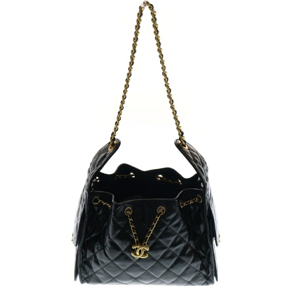 CHANEL(シャネル) CHANEL 25 スモール ハンドバッグ ブラック レザー ゴールド金具 ホーボー ショルダーバッグ AS5293【中古】【程度A】【カラーブラック】【取扱店舗BRING心斎橋店】のサムネイル