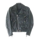 CHROME HEARTS(クロムハーツ) サイズ:S JJ DEAN ダガージップライダースレザージャケット ブラック【中古】【程度B】【カラーブラック】【取扱店舗OneStyle原宿店】