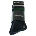 CHROME HEARTS(クロムハーツ) BORDER SOCKS ボーダーソックス 靴下 三足セット ブラック/グリーン/イエロー【新古品/中古】【程度S】【カラーブラック】【取扱店舗OneStyle名古屋パルコ店】