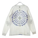 CHROME HEARTS(クロムハーツ) サイズ:M OLD CIRCLE CH PLUS L/S TEE オールド バックサークルCHプラスプリント クルーネック 長袖Tシャツ ホワイト【中古】【程度B】【カラーホワイト】【取扱店舗BRINGアメリカ村店】