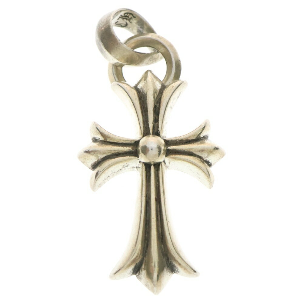 CHROME HEARTS(クロムハーツ) CH CRS SML W/BALE Wベイル スモールCHクロス ペンダントトップ シルバー BCA218【中古】【程度B】【カラーシルバー】【取扱店舗渋谷】