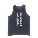 CHROME HEARTS(クロムハーツ) サイズ:L CH TANK TOP OLD スクリプトロゴプリントタンクトップ ネイビー【中古】【程度B】【カラーネイビー】【取扱店舗BRINGアメリカ村店】