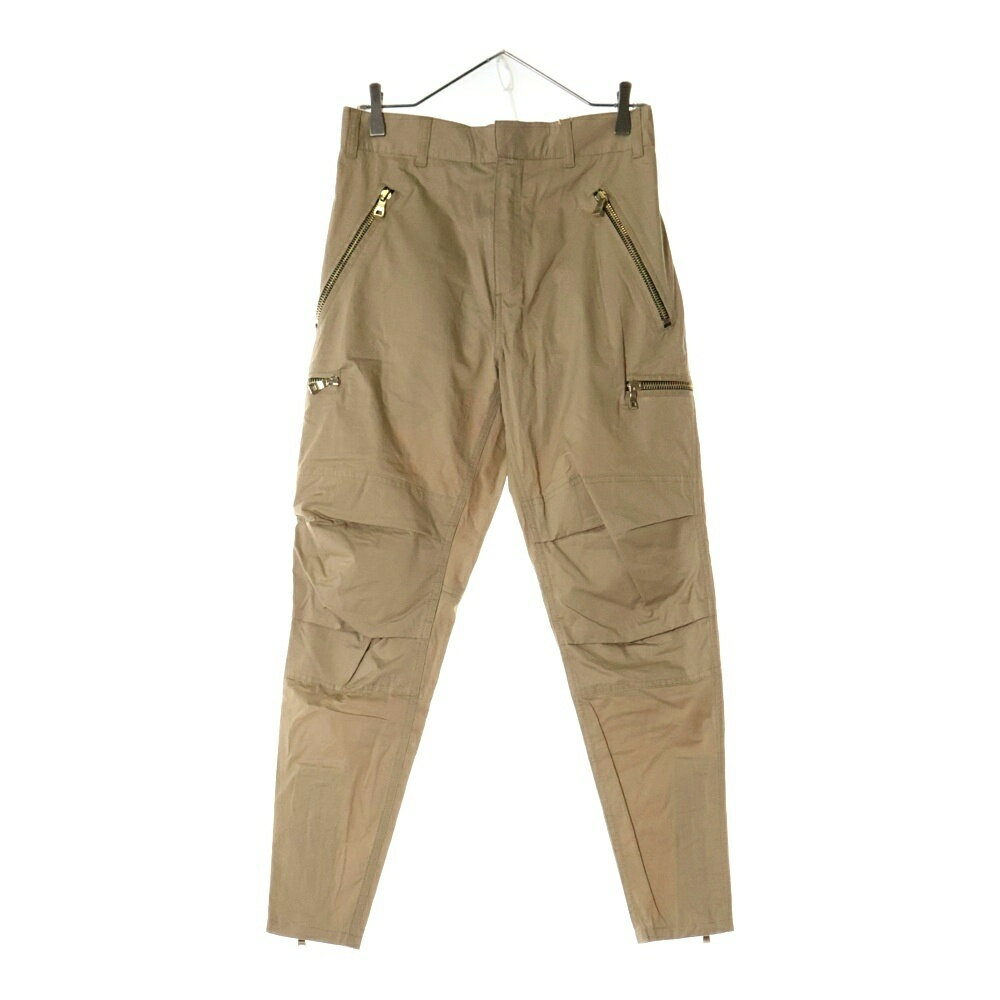 BALMAIN(バルマン) サイズ:XS クロップド パンツ クロップドパンツ S6HT530D337 ベージュ【新古品/中古】【程度S】【カラーベージュ】【オンライン限定商品】