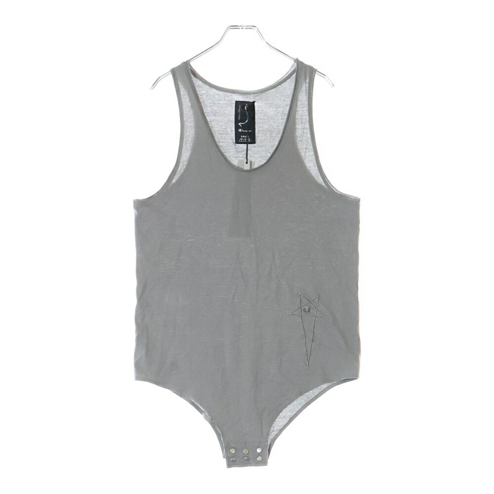 Rick Owens(リックオウエンス) サイズ:S 21SS Basketball Tank Jerseyタンクトップ CM21S0011-216764 グレー【新古品/中古】【程度S】【カラーグレー】【取扱店舗BRING福岡天神店】
