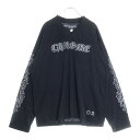 CHROME HEARTS(クロムハーツ) サイズ:L MESH WARM UP JERSEY メッシュ バーシティー ジャージー CHプリントメッシュ 長袖T...