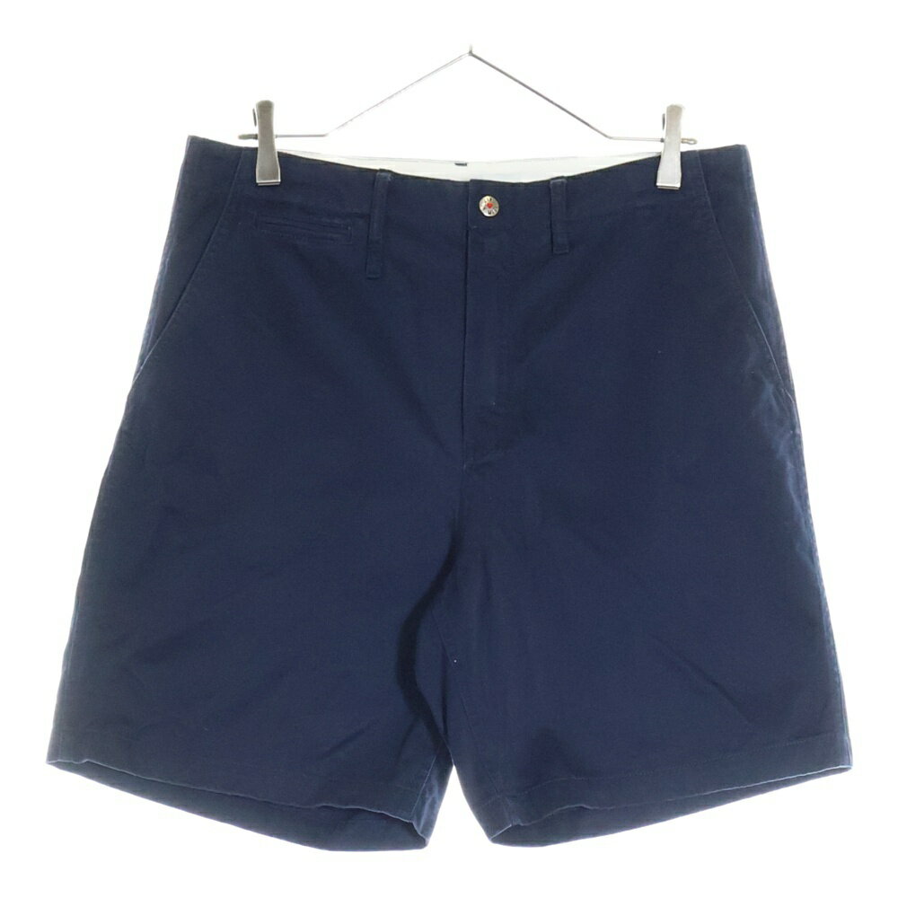HUMAN MADE(ヒューマンメイド) サイズ:M CHINO SHORTS チノスポーツ ジップフライ ネイビー HM29PT019【中古】【程度B】【カラーネイビー】【取扱店舗BRING THRIFT CLOSET 湘南平塚店】