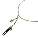 CHANEL(シャネル) マドモワゼル ココマーク 100周年 ネックレス ゴールド【中古】【程度B】【カラーゴールド】【取扱店舗BRING心斎橋店】