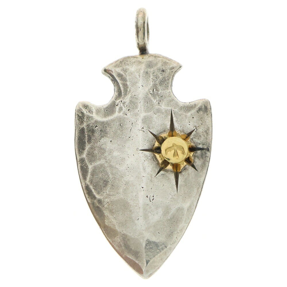 goro's(ゴローズ) 印台ズレ矢じり大 ペンダントトップ シルバー/ゴールド【中古】【程度B】【カラーゴールド】【取扱店舗OneStyleプロペラ通り店】