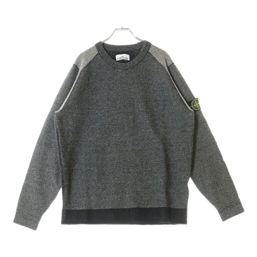 STONE ISLAND(ストーンアイランド) サイズ:L CREWNECK KNIT SWEATER ロゴワッペン クルーネックニットセーター グレー 7715541C8【中古】【程度A】【カラーグレー】【取扱店舗BRING札幌店】 STONE ISLAND(ストーンアイランド) サイズ:L CREWNECK KNIT SWEATER ロゴワッペン クルーネックニットセーター グレー 7715541C8【中古】【程度A】【カラーグレー】【取扱店舗BRING札幌店】