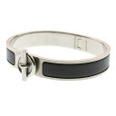 HERMES(エルメス) クリックグレナン エナメル ブレスレット バングル シルバー【中古】【程度B】【カラーシルバー】【取扱店舗BRING京都河原町店】