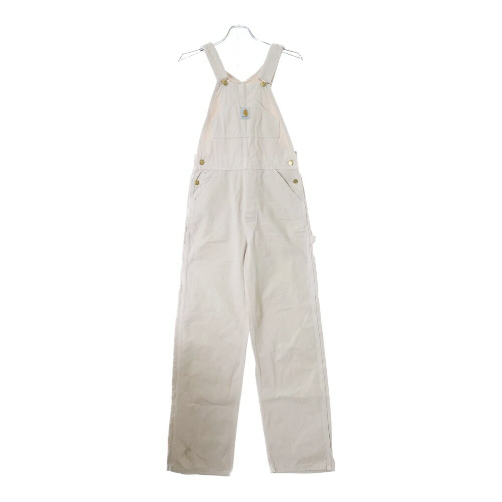 CARHARTT(カーハート) 90-00S VINTAGE ヴィンテージ フロントロゴ オーバーオール ベージュ【中古】【程度B】【カラーベージュ】【オンライン限定商品】