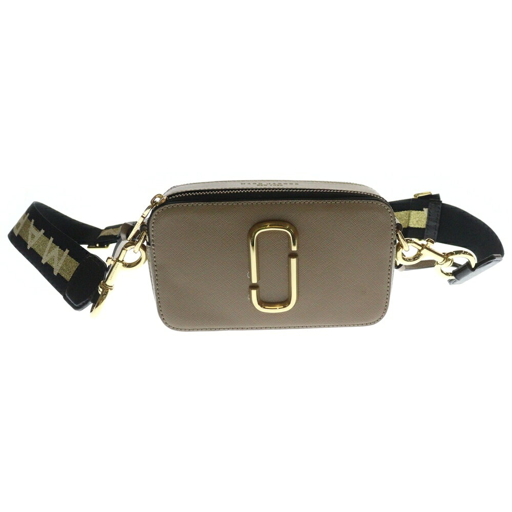 MARC JACOBS(マークジェイコブス) SNAP SHOT スナップショット レザーショルダーバッグ ブラウン レディース ブラウン×ゴールド【中古..