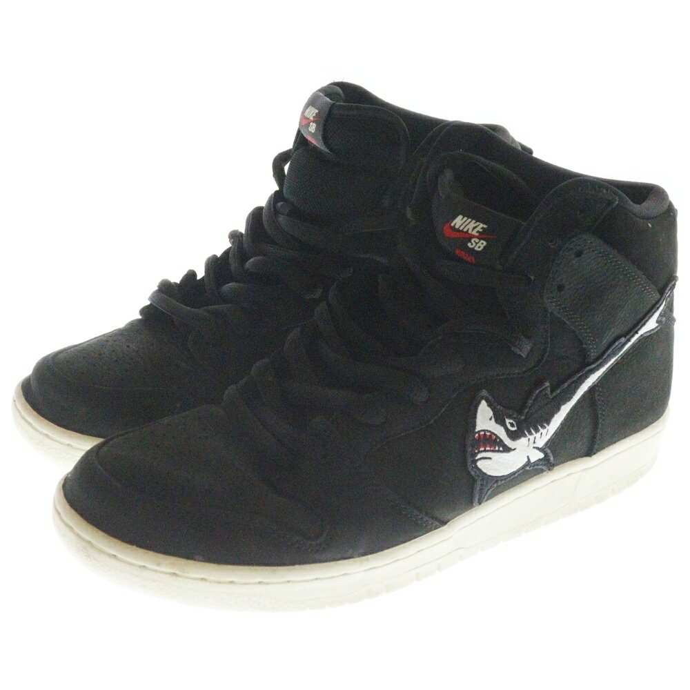 NIKE SB(ナイキエスビー) サイズ:28.0cm ×OSKI Shark Dunk High Pro オスキ シャーク ダンク プロ ハイカットスニーカー ブラック US10/28cm CI2692-001【中古】【程度B】【カラーブラック】【オンライン限定商品】