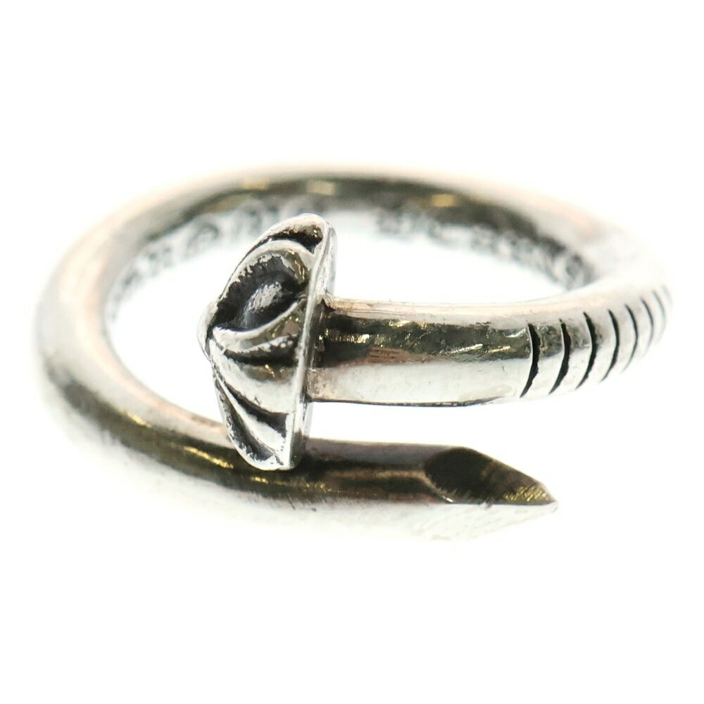 CHROME HEARTS(クロムハーツ) サイズ:6号 NAIL CRSBALL ネイル クロスボール リング シルバー BCA349【..