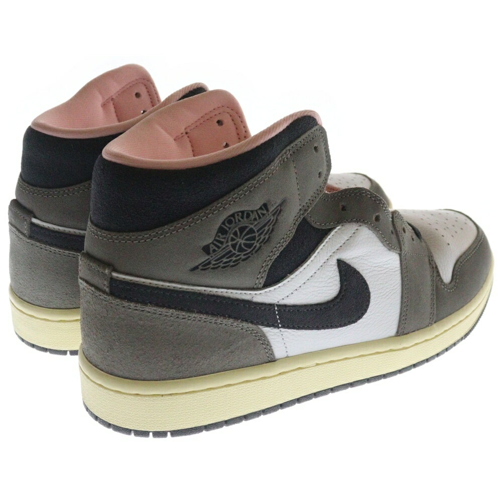 NIKE(ナイキ) サイズ:27.5cm Air Jordan 1 Mid Cave Stone エアジョーダン1 ミッドカットスニーカー ケイブストーン HQ2011-100 グレー/ホワイト US9.5【新古品/中古】【程度S】【カラーグレー】【オンライン限定商品】
