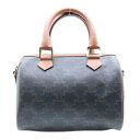 CELINE(セリーヌ) トリオンフ スモール 2wayバッグ ショルダーバッグ ハンドバッグ ミニボストン ブラウン レザー【中古】【程度B】【カラーブラウン】【取扱店舗新宿】