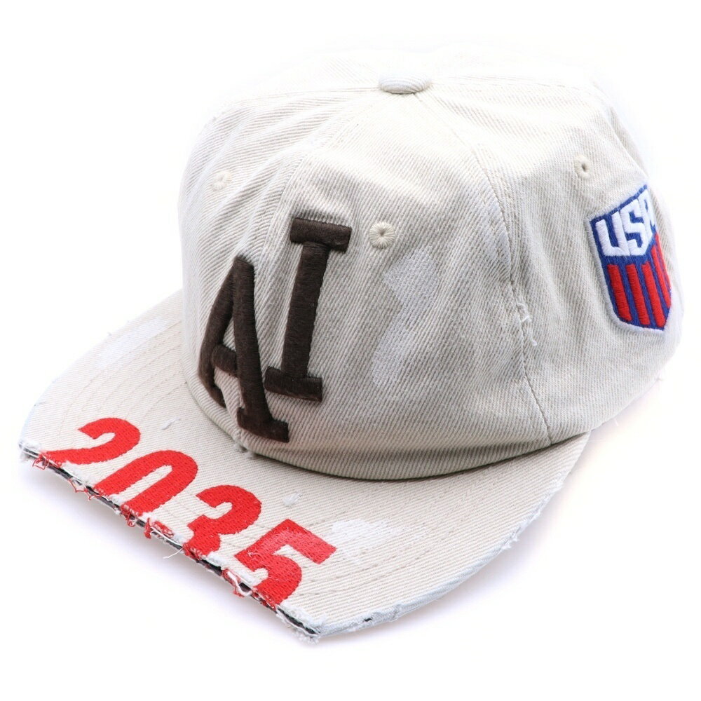 PROJECT G/R(プロジェクトジーアール) サイズ:OS 25SS WIDE THROWBACK CAP ペイントダメージ加工キャップ 帽子 PG25SS...