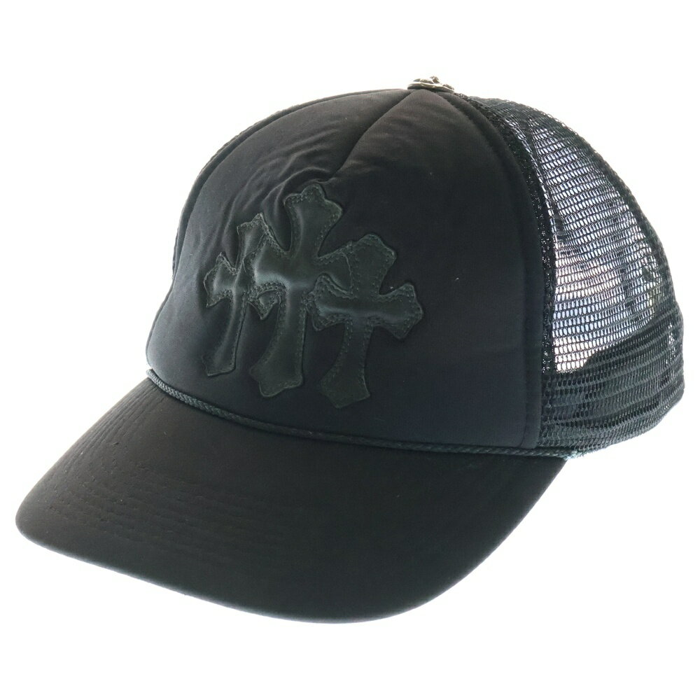 CHROME HEARTS(クロムハーツ) サイズ:フリーサイズ OLD CEMETERY CRS PATCH TRUCKER CAP オールドセメタリークロス...