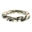 CHROME HEARTS(クロムハーツ) サイズ:6号 SCRL BAND スクロールバンド リング シルバー BCA351【中古】【程度B】【カラーシルバー】【取扱店舗BRING京都河原町店】
