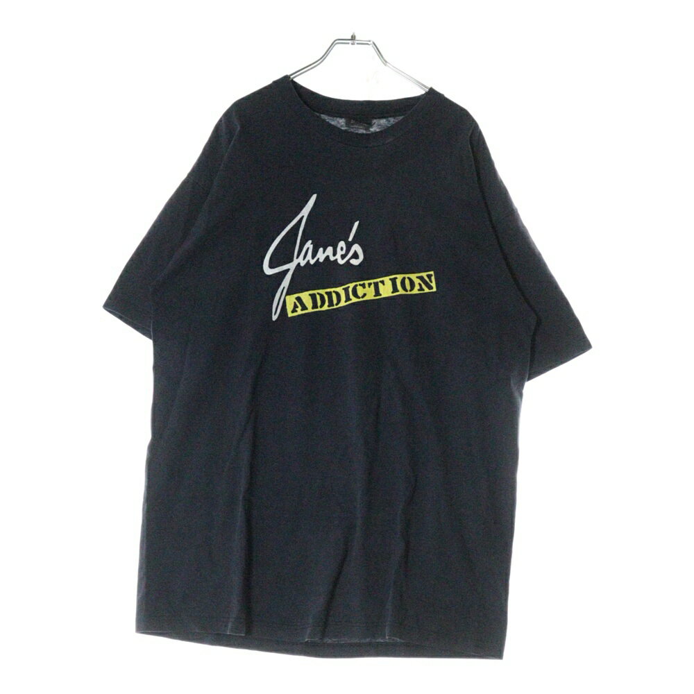 VINTAGE(ヴィンテージ) サイズ:XL 90-00s JANES ADDICTION ジェーンズアディクション 半袖Tシャツ カットソー ブラック【中古】【程度B】【カラーブラック】【取扱店舗AWESOME高円寺店】