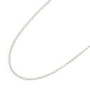 CHROME HEARTS(クロムハーツ) サイズ:18.0inch NECKCHAIN R18 ロールチェーンネックレス 18inch シルバー BCA083【中古】【程度B】【カラーシルバー】【取扱店舗渋谷】