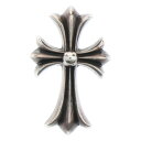 CHROME HEARTS(クロムハーツ) CH CRS SML スモールCHクロス ペンダントトップ シルバー BCA219【中古】【程度B】【カラーシルバー】【取扱店舗渋谷】