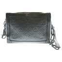LOUIS VUITTON(ルイヴィトン) ソフトトランク モノグラム トリヨンレザー チェーン ショルダーバッグ ブラック M55700【中古】【程度B】【カラーブラック】【オンライン限定商品】