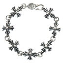 CHROME HEARTS(クロムハーツ) サイズ:7LINK 7LINK CO CH PLUS カットアウトCHプラス シルバーブレスレット【中古】【程度B】【カラーシルバー】【取扱店舗OneStyle新宿店】