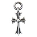 CHROME HEARTS(クロムハーツ) TINY CH CROSS タイニーCHクロス チャーム ネックレストップ シルバー BCA382【中古】【程度B】【カラーシルバー】【取扱店舗OneStyle名古屋パルコ店】