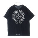 CHROME HEARTS(クロムハーツ) サイズ:L Horseshoe Tee ホースシューロゴ クルーネック半袖Tシャツカットソー ブラック【中古】【程度B】【カラーブラック】【取扱店舗BRING札幌店】
