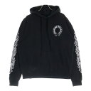 CHROME HEARTS(クロムハーツ) サイズ:S SWTSHRT PLVR プルオーバーパーカー 袖フローラルホースシュープリント スウェットプルオーバーパーカー ブラック【中古】【程度B】【カラーブラック】【取扱店舗BRINGアメリカ村店】