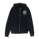 CHROME HEARTS(クロムハーツ) サイズ:M LIMITED HORSESHOE ZIPUP HOODIE TOKYO リミテッドホースシュー ジップアップフーディー 東京 パーカー ブラック【中古】【程度A】【カラーブラック】【取扱店舗OneStyle新宿店】