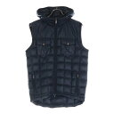 CHROME HEARTS(クロムハーツ) サイズ:S クロスボールボタン ダガージップ ナイロンフード ダウンベスト ブラック【中古】【程度B】【カラーブラック】【取扱店舗BRINGアメリカ村店】