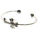 CHROME HEARTS(クロムハーツ) SKINNY TNY CH CRS スキニー タイニーCHクロス バングル ブレスレット シルバー BCA183【中古】【程度A】【カラーシルバー】【取扱店舗OneStyle新宿店】