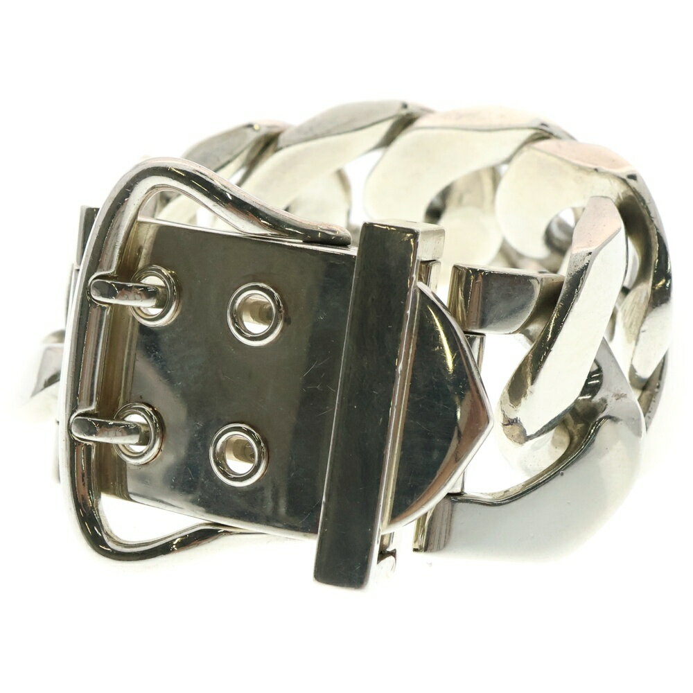 HERMES(エルメス) Boucle Sellier Bracelet TGM ブレスレット シルバー【中古】【程度B】【カラーシルバー】【取扱店舗AWESOME原宿店】