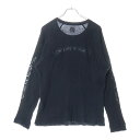 CHROME HEARTS(クロムハーツ) サイズ:M OLD VINE DAGGER フロントヴァインダガー サーマル クルーネック 長袖Tシャツ ブラック【中古】【程度B】【カラーブラック】【取扱店舗BRING梅田茶屋町店】