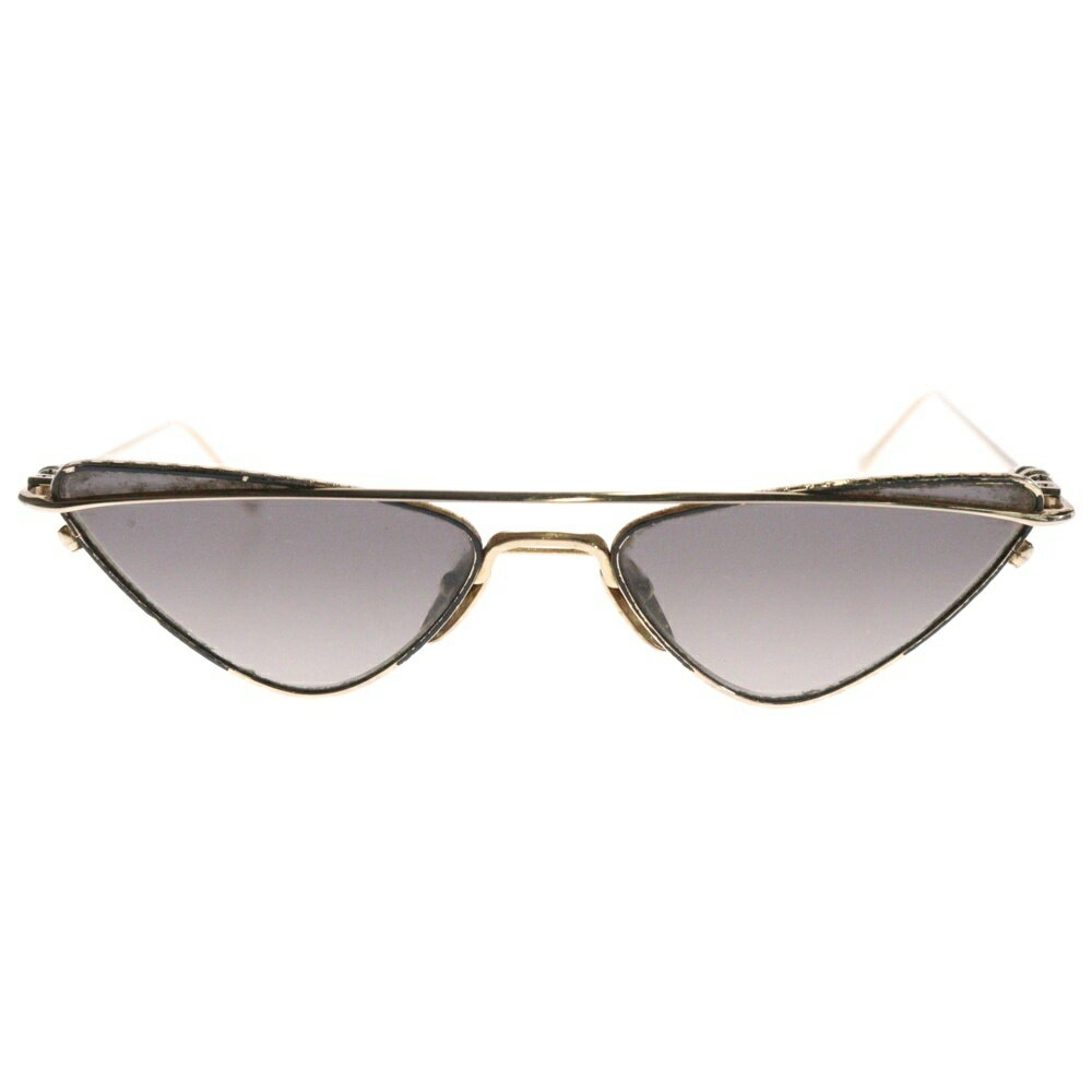 CHROME HEARTS(クロムハーツ) BOOBGEOSIE スパイクブリッジ キャットアイサングラス アイウェア 眼鏡 ゴールド/ブラック【中古】【程度B】【カラーゴールド】【取扱店舗原宿】