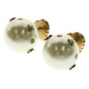 Christian Dior(クリスチャンディオール) Tribals トライバル ハート パールピアス ゴールド【中古】【程度B】【カラーゴールド】【取扱店舗BRING京都河原町店】
