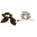 LOUIS VUITTON(ルイヴィトン) モノグラムチェリー シュシュ ヘアゴム セット ブラウン×ホワイト M96069【新古品/中古】【程度S】【カラーブラウン】【取扱店舗BRING心斎橋店】