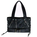CHROME HEARTS(クロムハーツ) サイズ:S JJ DEAN SMALL JJディーン スモール レザーライダースハンドバッグ ブラック【中古】【程度B】【カラーブラック】【取扱店舗BRING梅田茶屋町店】|詳細画像